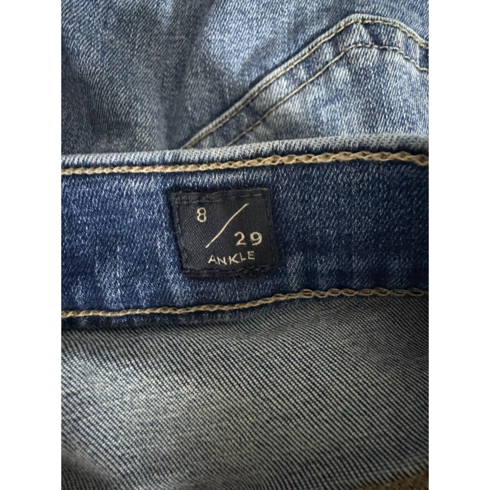 Lucky Brand Bridgette Skinny Jeans Womens 8/29 Distressed Ankle Stretch - Picture 11 of 14